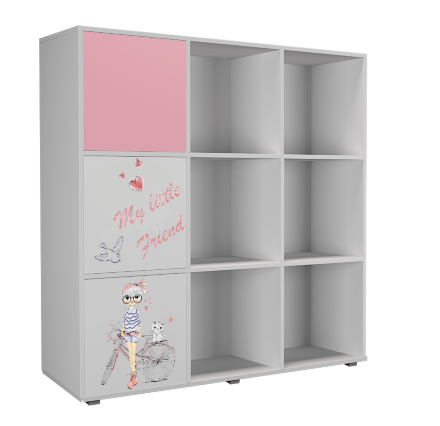 Стеллаж 9 ДМ Аннет 