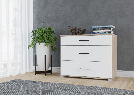 Модульная спальня Victor 2, сонома/белый  