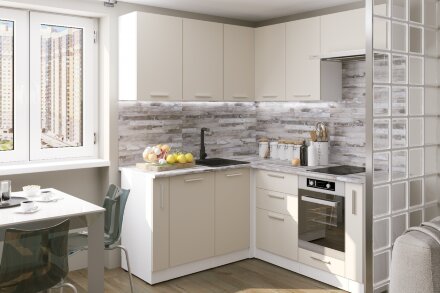 Кухонный гарнитур Дюна мега прайм 2, 160х170 см 