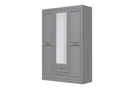 Шкаф 3-х дверный Олимп, антрацит 