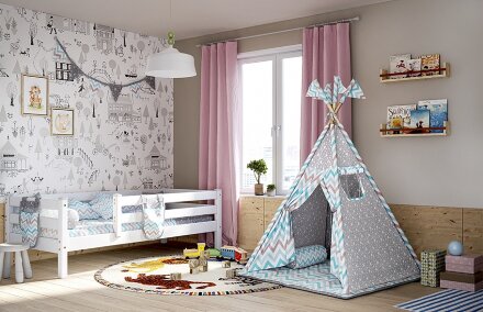 Детский вигвам игровой, зигзаг небесный 