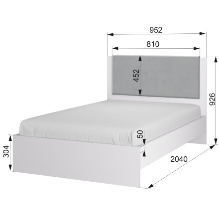 Кровать Акцент №900М 