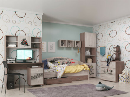 Стеллаж ДМ 12 (без фасадов) Форсаж 