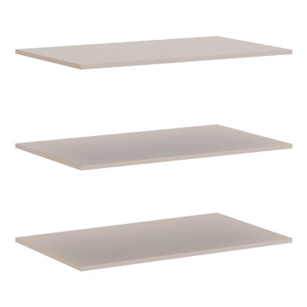 Комплект полок для шкафов Беатрис, 3 шт 