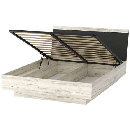 Кровать Соната, Крафт белый - Антрацит 